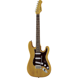 Gitara Harley Benton - ST-90SA Swamp Ash DLX Series, električna, bež