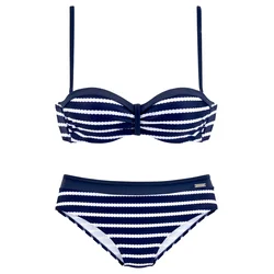 LASCANA Bikini mornarska/bela
