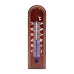 Notranji leseni sobni termometer 15,5 cm WW