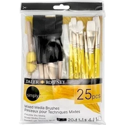 Daler Rowney Simply Komplet čopičev 25 kos