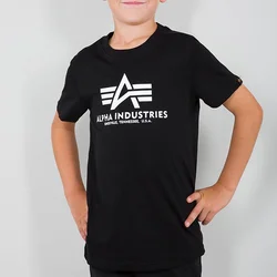 Alpha Industries Basic Big Logo dečja majica, crna