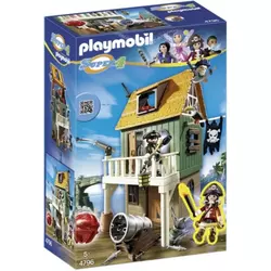 PLAYMOBIL Super 4 Camouflage Pirate Fort with Ruby (4796)