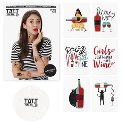TATTonMe Tetovaže za ženske Vino set