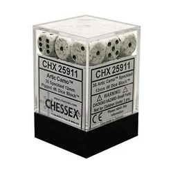 Kockice Chessex - Speckled - Arctic Camo - Dice Block (36) 12mm