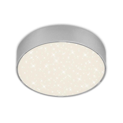 Briloner 7072-414 - LED stropna svetiljka STAR SKY LED/11W/230V, prečnik 15 cm, srebrna