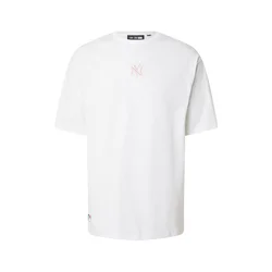 NEW ERA Majica MLB NEYYAN  staro roza / bela