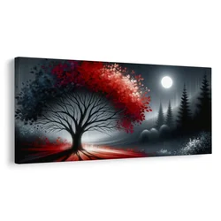 Slika magična noč in drevo življenja - 120x60