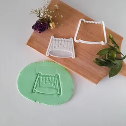 KREATIVNI SLATKIŠI Modla za kolače Bebi gimnastika, 6 cm, Bela