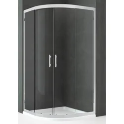 SENSI polukružna tuš kabina 80x80x195cm 6mm providno staklo
