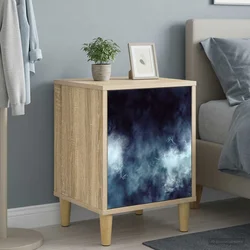Vidaxl Nočna omarica RAALTE 2 kos Sonoma hrast 36 x 33 x 50 cm