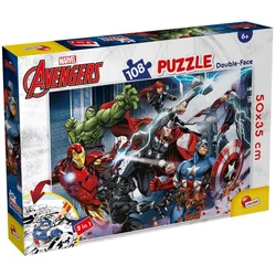 LISCIANI Puzzle Marvel Avengers 2u1 složi I oboji - 108 delova