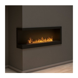 InFire - Kotni BIO kamin 45x120 cm 3kW črna