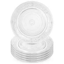 Vilde Talerze deserowe szklane 18 cm 6 szt.