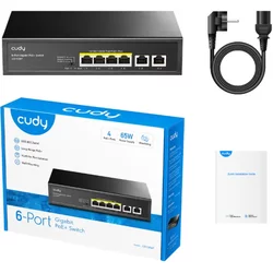 CUDY Cudy GS1006P 6-Port Gigabit PoE+ Switch