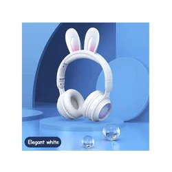 3G Bluetooth slusalice Bunny bele