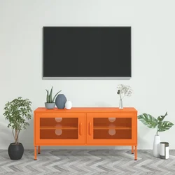 TV ormarić narančasti 105 x 35 x 50 cm čelični