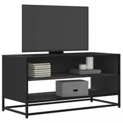 TV ormarić crni 91 x 40 x 46 cm konstruirano drvo i metal