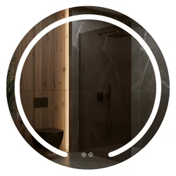 Stensko ogledalo LED 60cm Modern