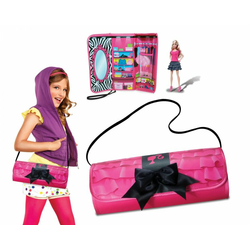 Set Mattel Barbie 2u1 torbica i garderoba