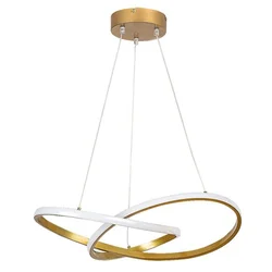 Rabalux Visilica Castiel, LED 36W, 3000K, 56x35cm, Zlatne boje
