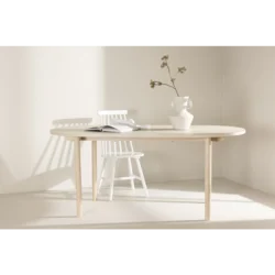 Venture Design Jedilna miza Andy 90x180 cm bela