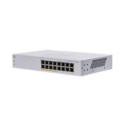 Cisco stikalo CBS110-16PP (16xGbE, 8xPoE , 64W, brez ventilatorja) - REFRESH