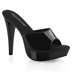 Pleaser Cocktail-501 Blk/Blk 41