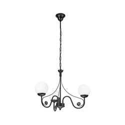 Brilagi - LED luster na lancu COTTAGE 3xG9/40W/230V crna/bela