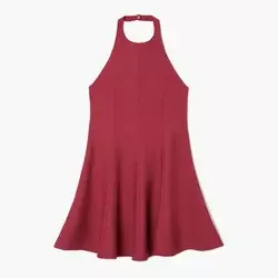 Cropp - Glatka mini haljina - bordo