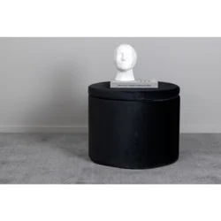 Venture Design Tabure Dunken 43x51 cm črne barve