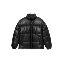Pull&Bear Zimska jakna črna