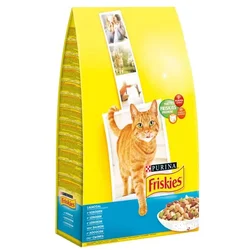 PURINA Friskies Suva hrana za mačke sa ukusom mesa, piletine i povrća, 10 kg