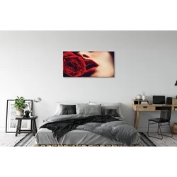 tulup.si Slika na platnu Rose ženska usta 100x50 cm