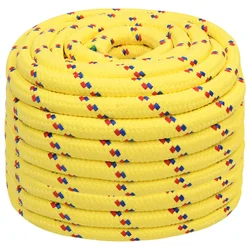 vidaXL Večnamenska uporabna vrv 20 mm 50 m Rumena PP