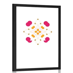 Plakat s paspartujem in zanimivimi vzorci - 60x90 no frame
