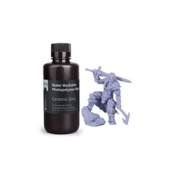 ELEGOO Smola za 3D štampač Water Washable Resin 1000g Ceramic Grey siva