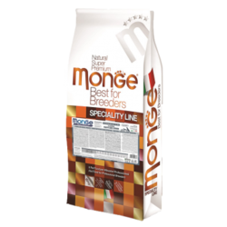 MONGE Hrana za štence Best For Breeders Bwild Grain Free, Puppy And Junior, Duck, 15kg