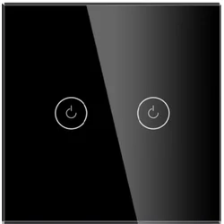 Exeshop wi-fi pametni prekidač 2g tuya crni nn (WiFi touch switch) ( ss014 )