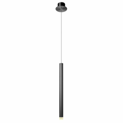 Redo 01-2045 - LED luster na sajli MADISON LED/4W/230V crna