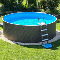 MOUNTFIELD Porodični bazen ratan 360x120cm Azuro Wood