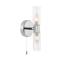 Där Lighting BOL0950 - Kupatilska zidna lampa BOLTON 2xG9/5W/230V IP44 hrom