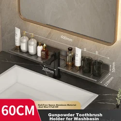 Muya Polica za lavabo, 60 cm, Siva
