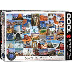 Eurographics - Puzzle USA Globetrotter - 1 000 kosov