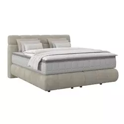 Boxspring Krevet Nobu 160/200 cm , sivobraon