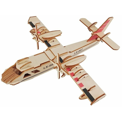 Woodcraft Lesena 3D sestavljanka Bomber