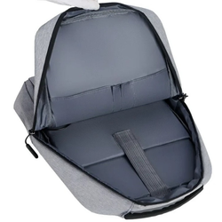NCC-15-KLB011 Gembird Ranac poslovni Sivi za laptop 15,6inc 41x28x12cm USB konektor