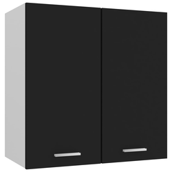 Viseći ormarić Lyon Crni 60x31x60 cm Inženirsko drvo