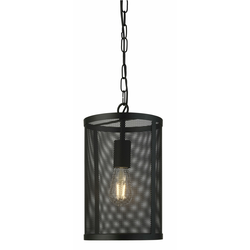 Searchlight 2481BK - luster na lancu FISHNET, 1xE27/60W/230V, u crnoj boji