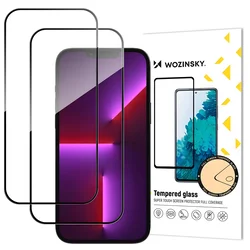 Wozinsky zaštitno staklo 2kom za Apple iPhone 13 Pro/iPhone 13 Black/iPhone 14/iPhone 16e/iPhone 17e - Crna KP40673