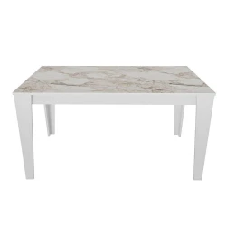 Aberto Design Trpezarijski sto Bud 145x75x85cm Beli